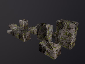 Stone Bricks Modelo 3D