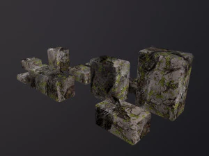Stone Bricks 3D Model
