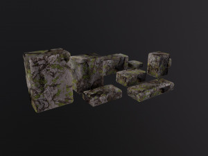 Stone Bricks Modelo 3D