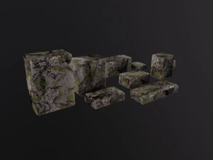 Stone Bricks 3D Model