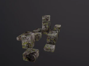 Stone Bricks 3D Model