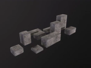Stone Bricks 3D Model