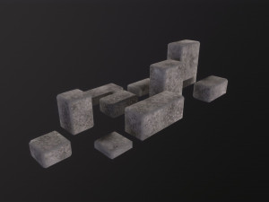 Stone Bricks 3D Модель