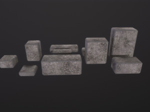 Stone Bricks 3D Модель
