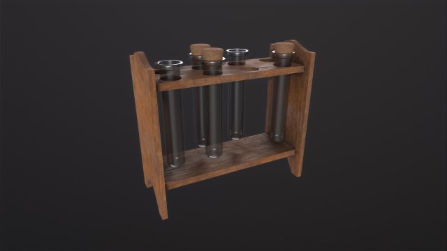 Flask Stand Modelo 3D .c4d .max .obj .3ds .fbx .stl .blend 