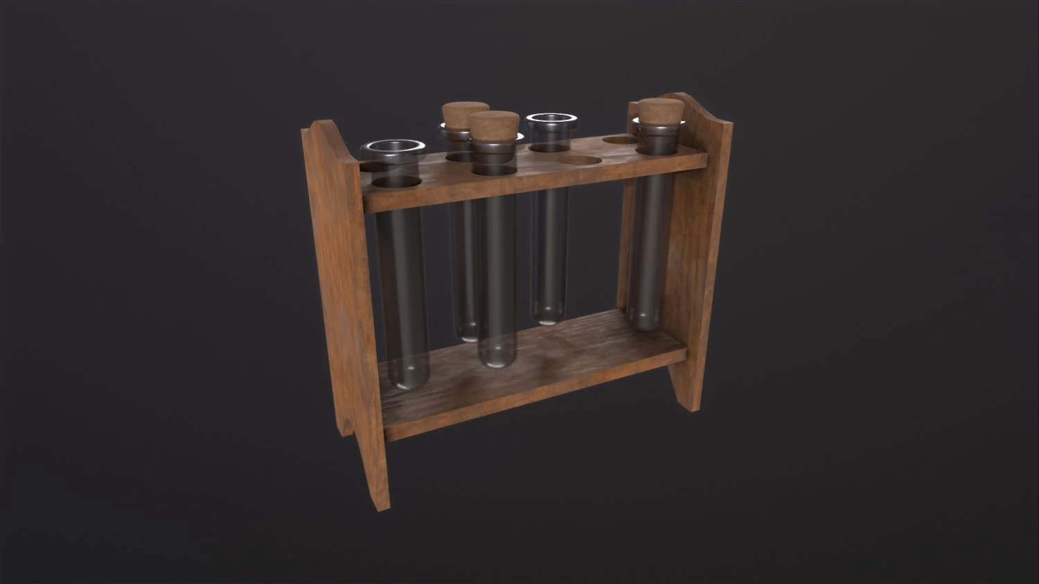 Flask Stand 3D Model .c4d .max .obj .3ds .fbx .stl .blend 