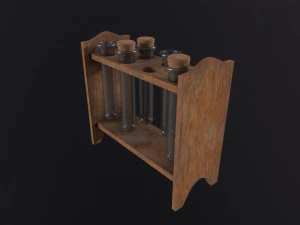 Flask Stand 3D Model