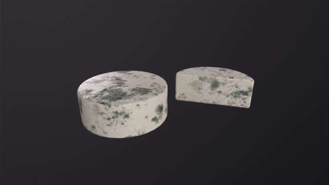Gorgonzola Cheeses Model 3D .c4d .max .obj .3ds .fbx .stl .blend 