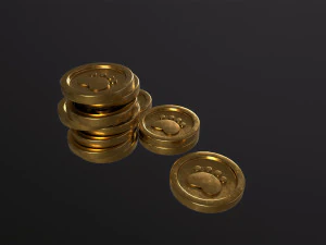 Altın Sikke 3D Model