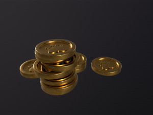 Gold Coin Modelo 3D
