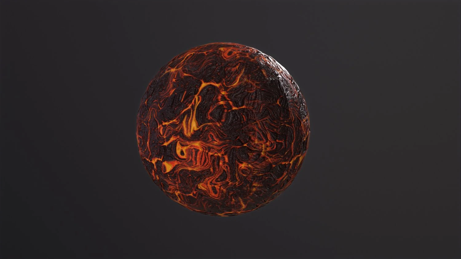 Lava Planet 3D Model .c4d .max .obj .3ds .fbx .stl .blend 