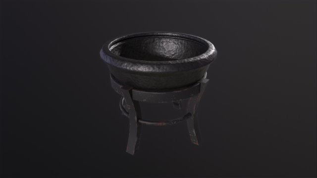 Alchemical Calcinator Model 3D .c4d .max .obj .3ds .fbx .stl .blend 