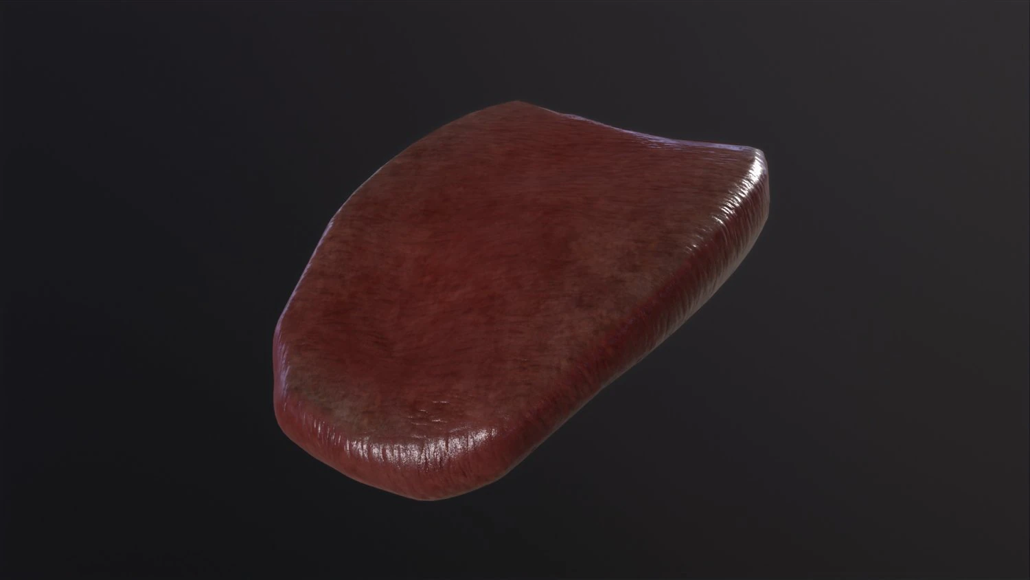 Severed Tongue 3D Model .c4d .max .obj .3ds .fbx .stl .blend