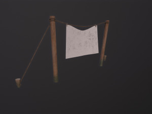 Clothesline 3D 模型