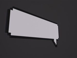 Pixel Speech Bubbles Modelo 3D