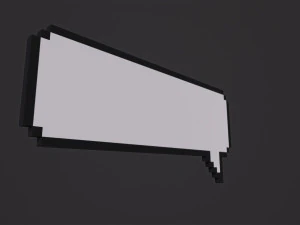 Bolhas de fala de pixels Modelo 3D