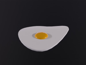 Fried Egg Modèle 3D