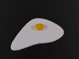 Fried Egg Modèle 3D