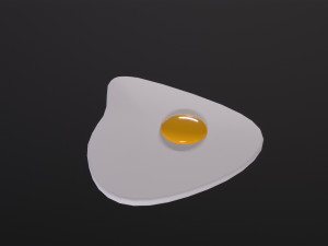 Fried Egg Modèle 3D
