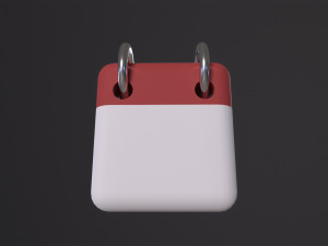 Calendar Icon 3D 모델