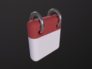 Calendar Icon 3D 모델