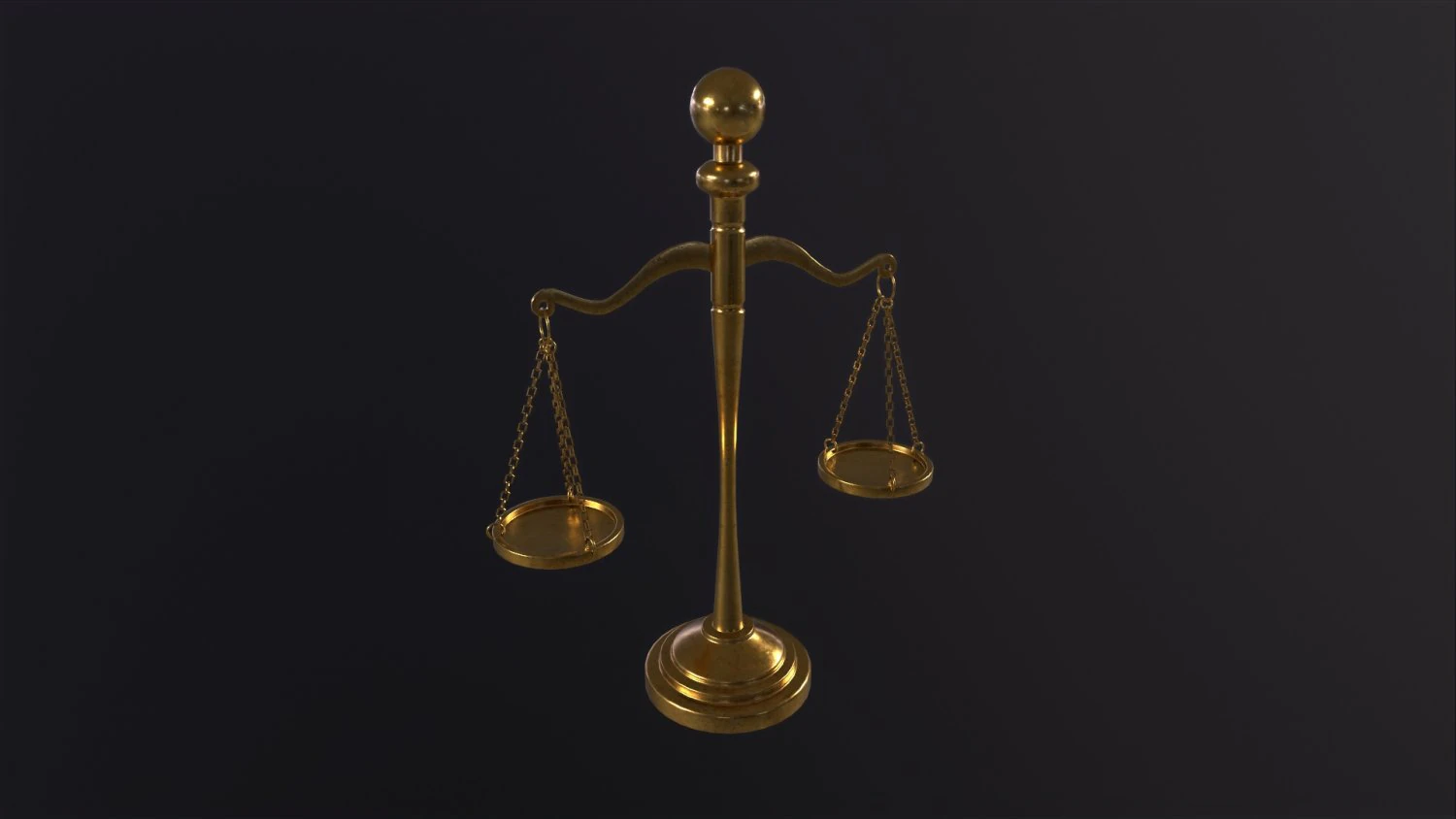 Scales of Justice 3D Model .c4d .max .obj .3ds .fbx .stl .blend 