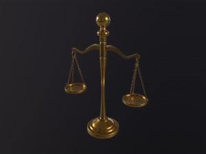 Scales of Justice 3D 모델