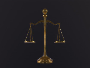 Scales of Justice 3D 모델