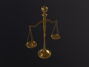 Scales of Justice 3D 모델