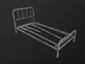 Letto arrugginito Modello 3D