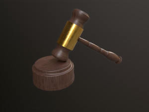Judge Hammer 3D Model