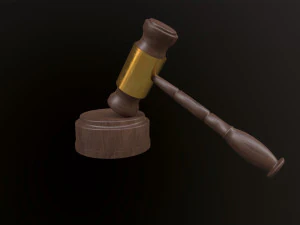 Judge Hammer 3D Model