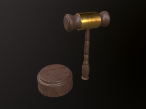 Judge Hammer 3D 模型