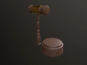 Judge Hammer 3D Model