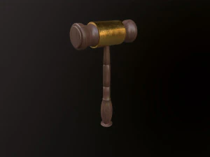 Judge Hammer 3D Model