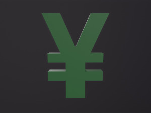 Yen Symbol 3D 모델