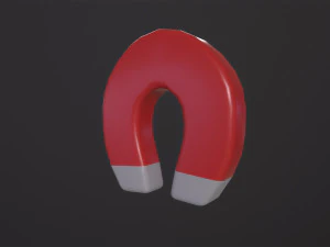 Magnet Emoji 3D Model