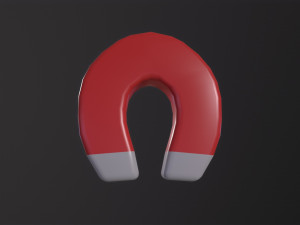 Magnet Emoji 3D Model