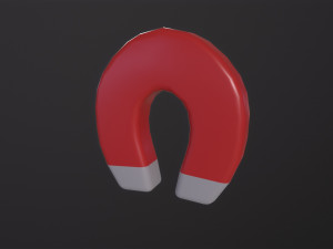 Magnet Emoji 3D Model