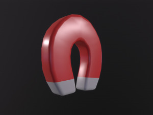Magnet Emoji 3D Model