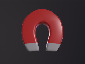 Magnet Emoji 3D Model