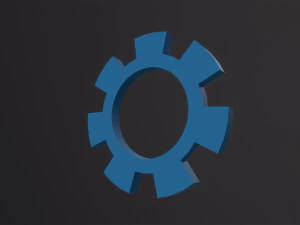 Web Icon Settings 3D Model