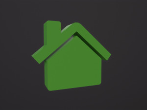Web Icon Home 3D Модель