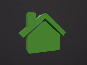 Web Icon Home 3D Model