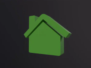 Web Icon Home 3D Model