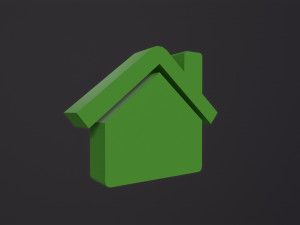 Web Icon Home 3D Модель