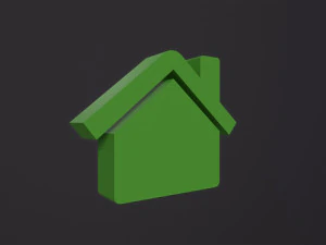 Web Icon Home 3D Model
