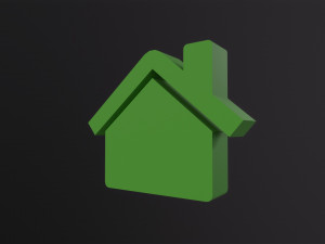 Web Icon Home 3D Модель
