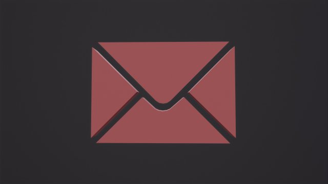 Web Icon Mail 3D 模型 .c4d .max .obj .3ds .fbx .stl .blend 