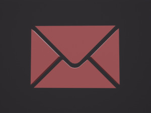 Web Icon Mail 3D Model